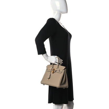 Hermes Togo Birkin 25 Trench 2 of 34