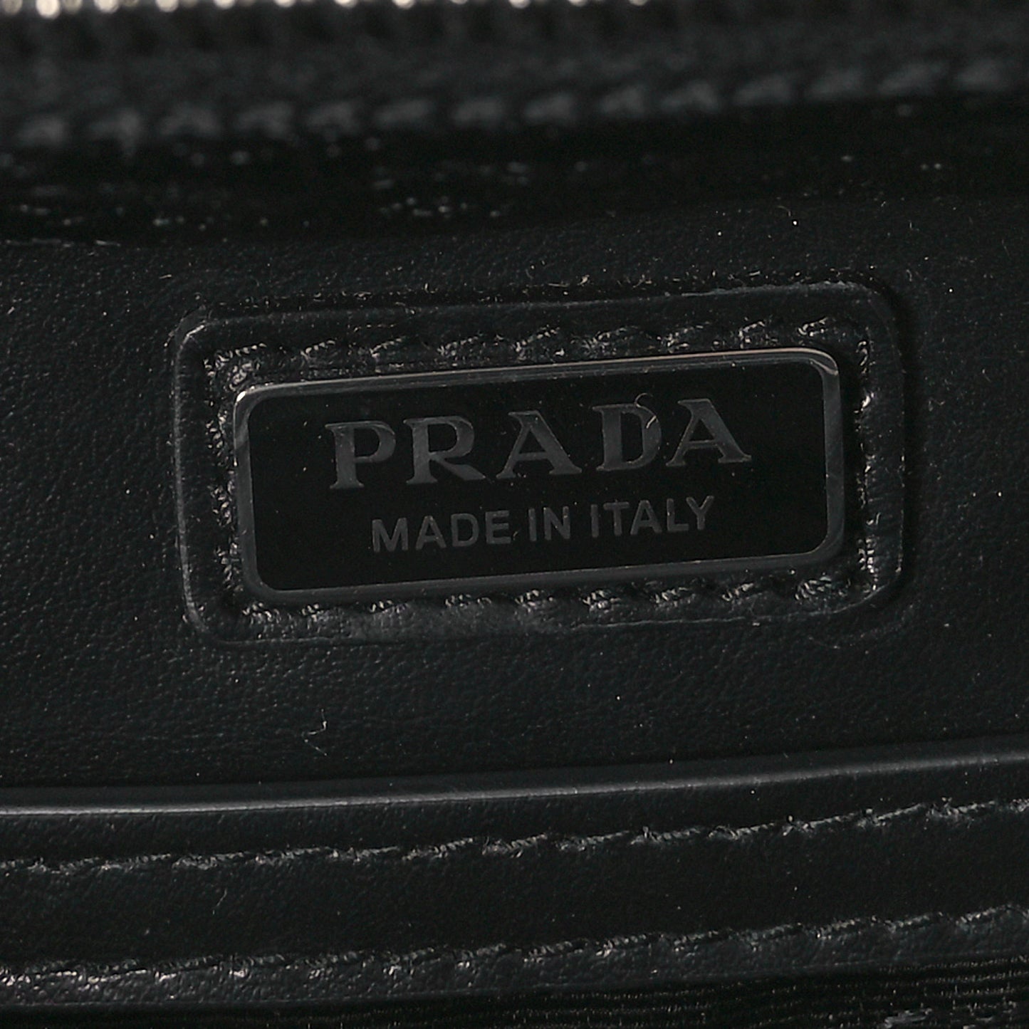 Spazzolato Medium Brique Crossbody Bag Black
