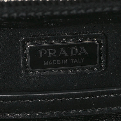 Prada Spazzolato Medium Brique Crossbody Bag Black 6 of 12