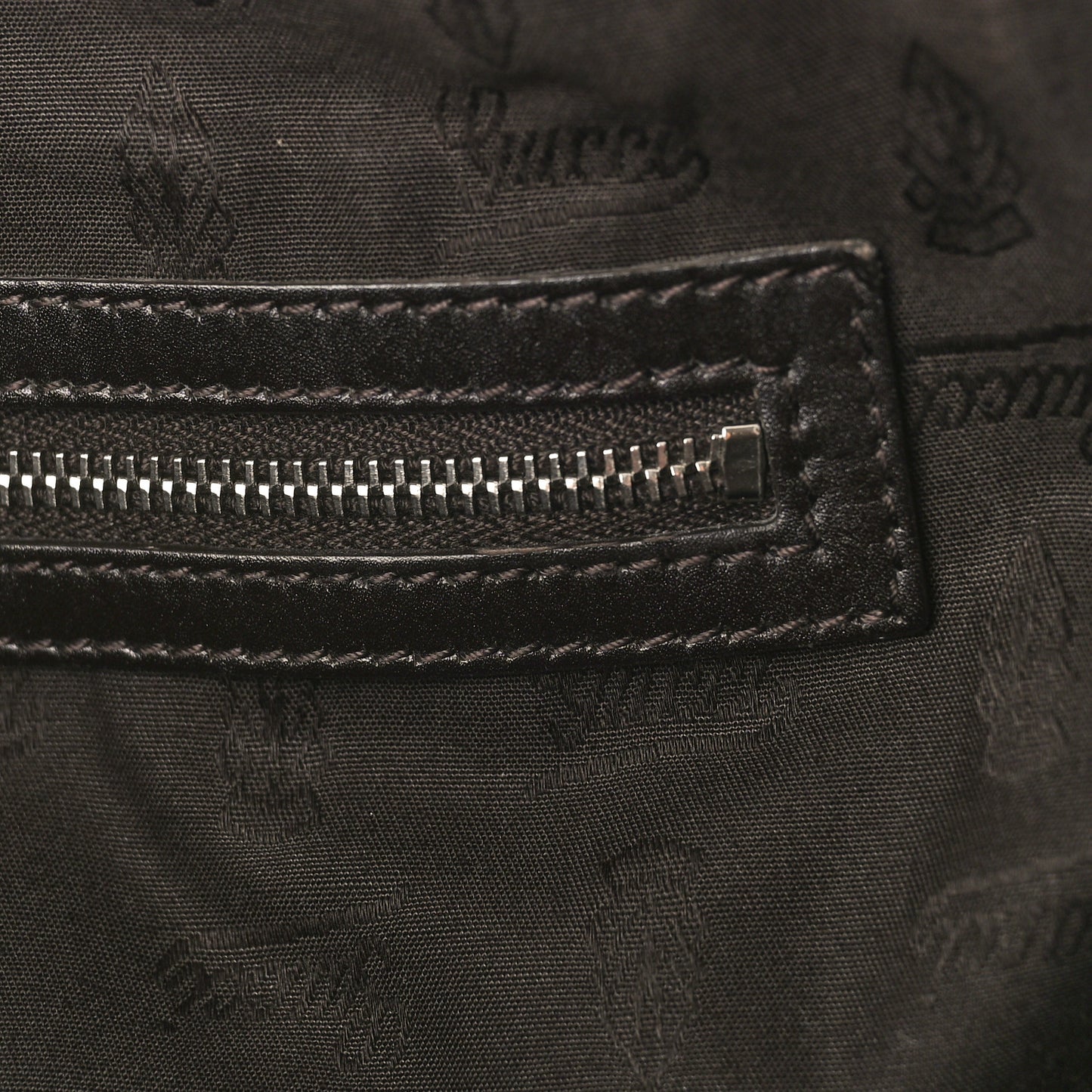 Monogram Medium Twins Tote Dark Brown