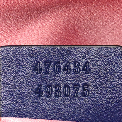 Gucci Velvet Matelasse GG Marmont Belt Bag 75 30 Cobalt Blue 7 of 10