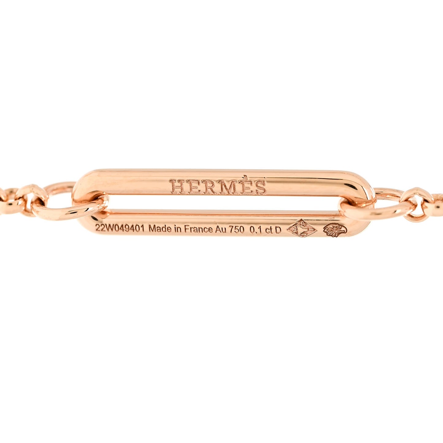 18K Rose Gold Diamond Chaine D'Ancre Chaos Earrings