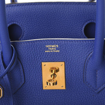 Hermes Togo Birkin 30 Bleu Electrique 7 of 9
