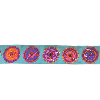 Hermes Silk Belles Du Mexique Twilly 8 of 8