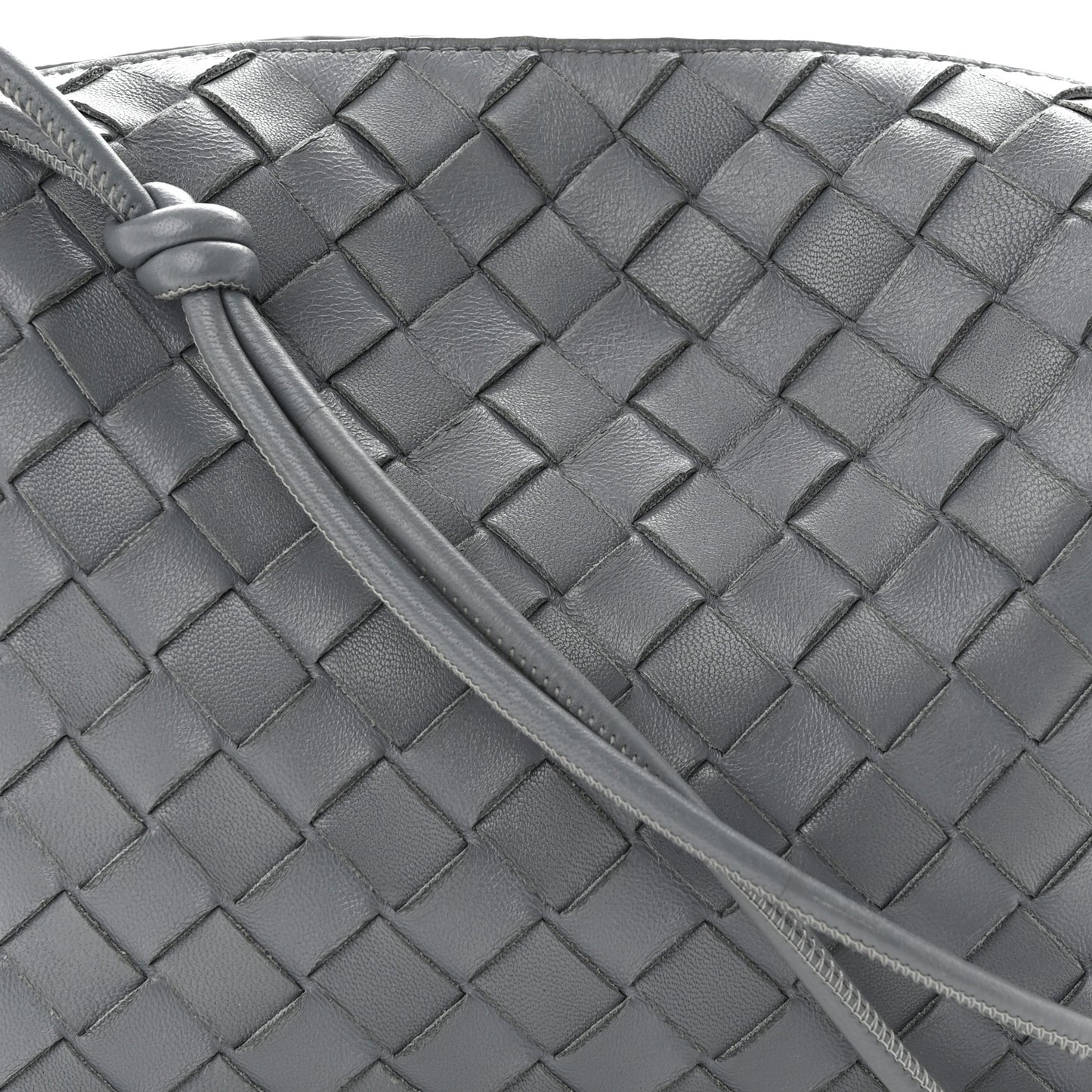 Nappa Intrecciato Small Loop Camera Bag Thunder