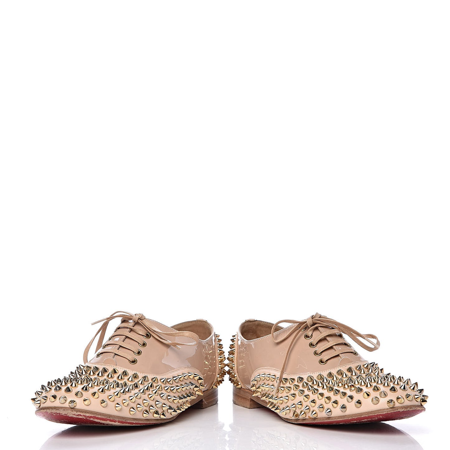Nappa Freddy Spikes Donna Flat Sneakers 39.5 Poudre