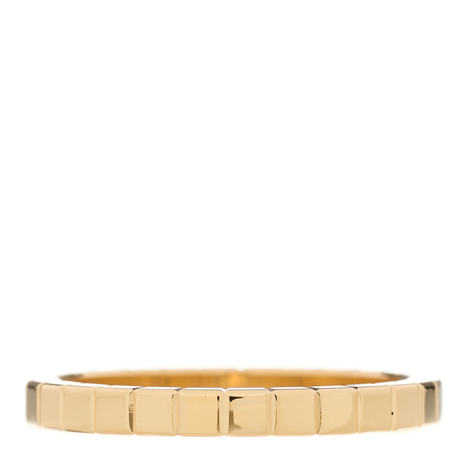 Chopard 18K Yellow Gold Diamond Ice Cube Band Ring 55 7.25 3 of 8