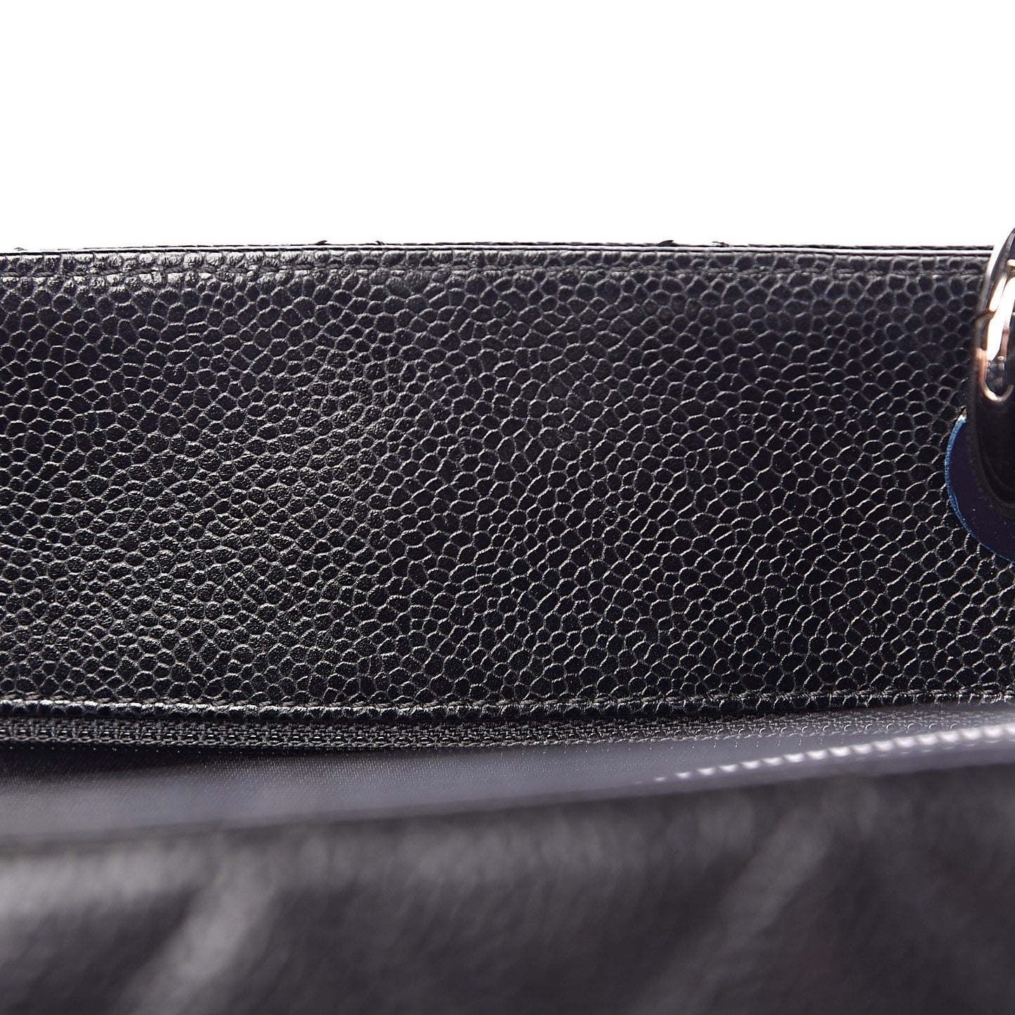 Caviar Quilted Grand Shopping Tote GST Black