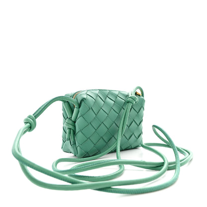 Bottega Veneta Nappa Intrecciato Candy Loop Camera Bag Mermaid 3 of 11