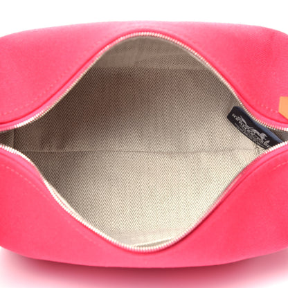 Hermes Canvas Small Bride-A-Brac Pouch Hibiscus 5 of 9