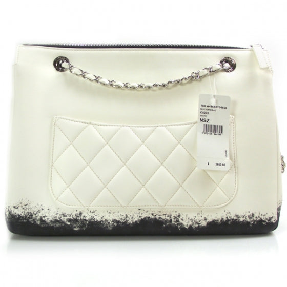 Chanel Lambskin Blizzard Zip Top Flap 3 of 13