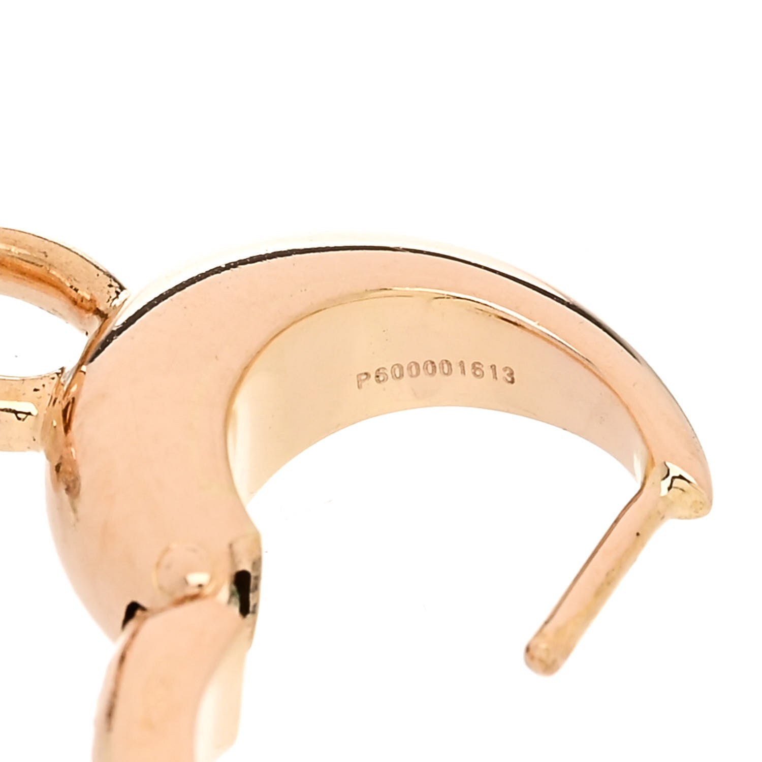 Pomellato 18K Rose Gold Diamond Brown Diamond Prasiolite Sapphire Pin Up Drop Earrings 5 of 5