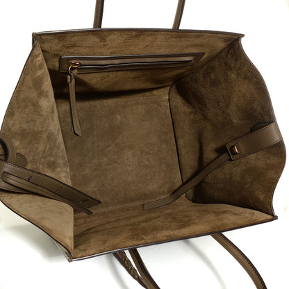 Celine Supple Calfskin Medium Phantom Luggage Khaki 5 of 9