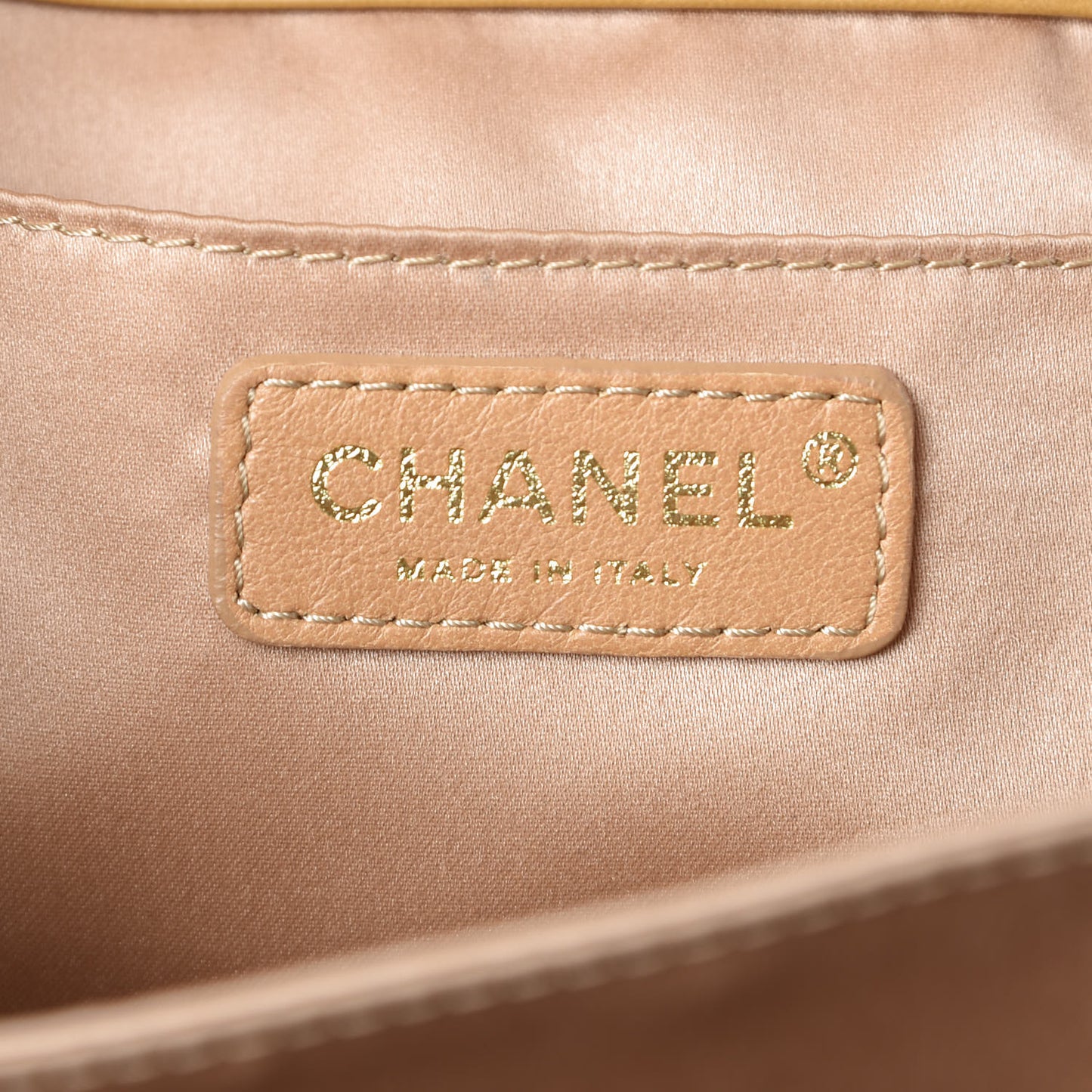 Patent Medium Madison Flap Gold