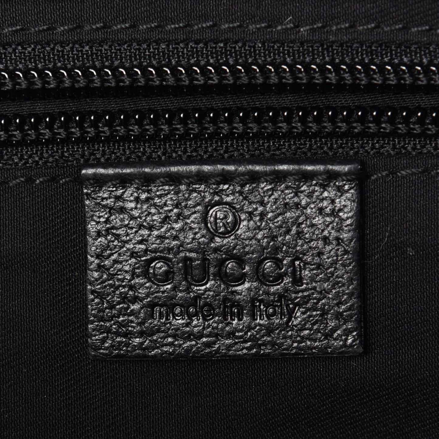 GG Monogram Small Web Handle Bucket Tote Black