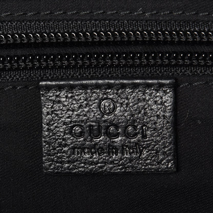 Gucci GG Monogram Small Web Handle Bucket Tote Black 6 of 10