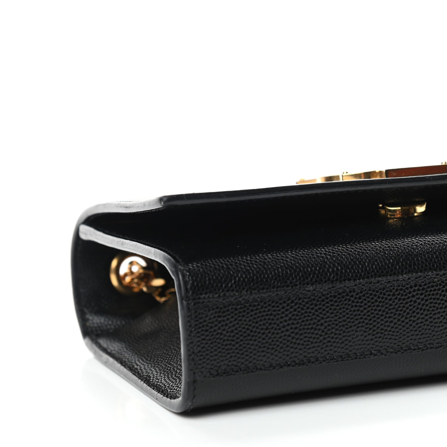 Saint Laurent Grain De Poudre Small Monogram Kate Satchel Black 8 of 10