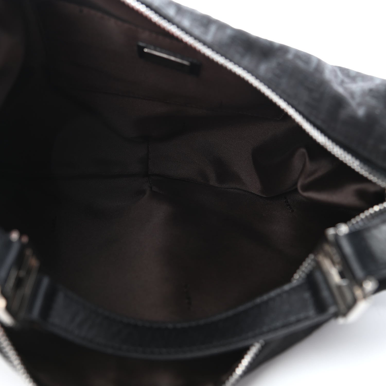 Fendi Zucchino Medium Chef Hobo Black 5 of 10