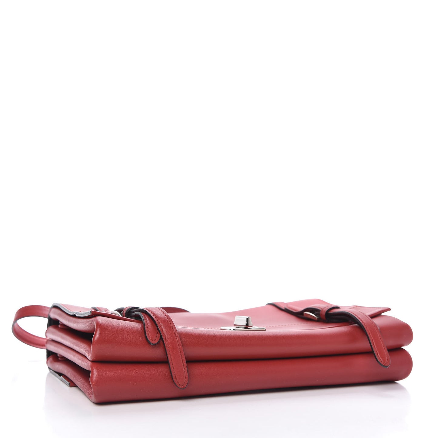Lux Calf Flap Crossbody Fuoco