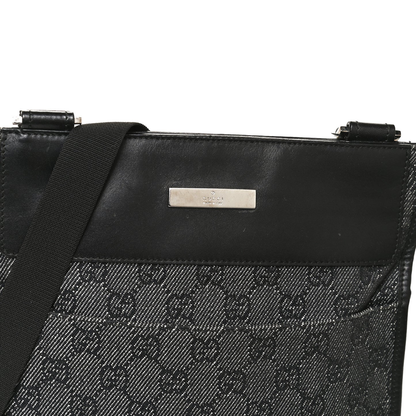GG Monogram Web Crossbody Messenger Bag