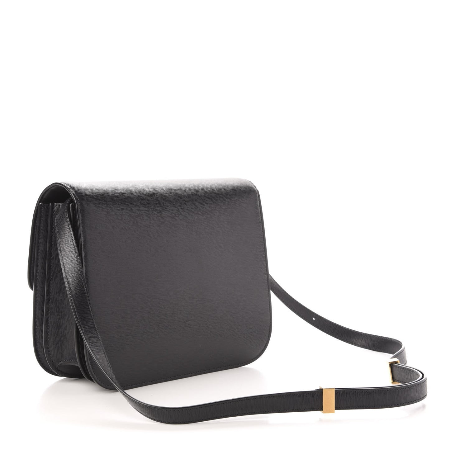 Liege Calfskin Medium Classic Box Flap Bag Anthracite