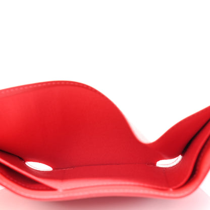 Christian Louboutin Calfskin Script Mini Loubigaga Wallet Red 6 of 15