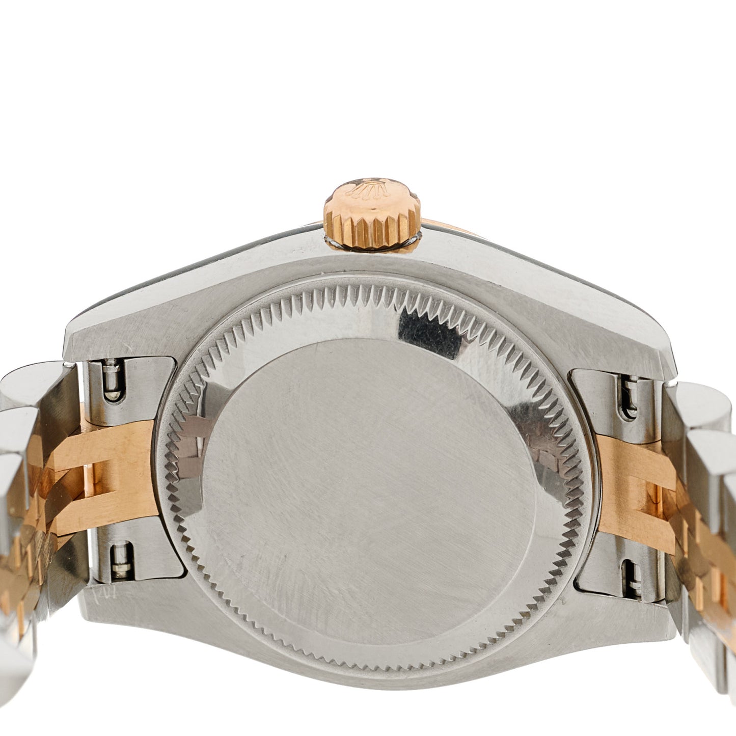 Stainless Steel 18K Everose Gold Diamond 26mm Oyster Perpetual Datejust Watch White 179171