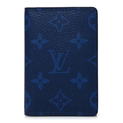 Louis Vuitton Taigarama Pocket Organizer NM Cobalt 1 of 7