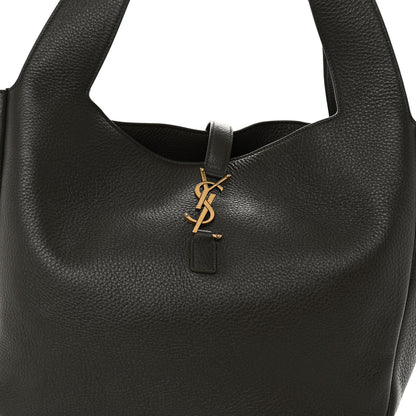 Saint Laurent Grained Deerskin Bea Tote Musk 7 of 9
