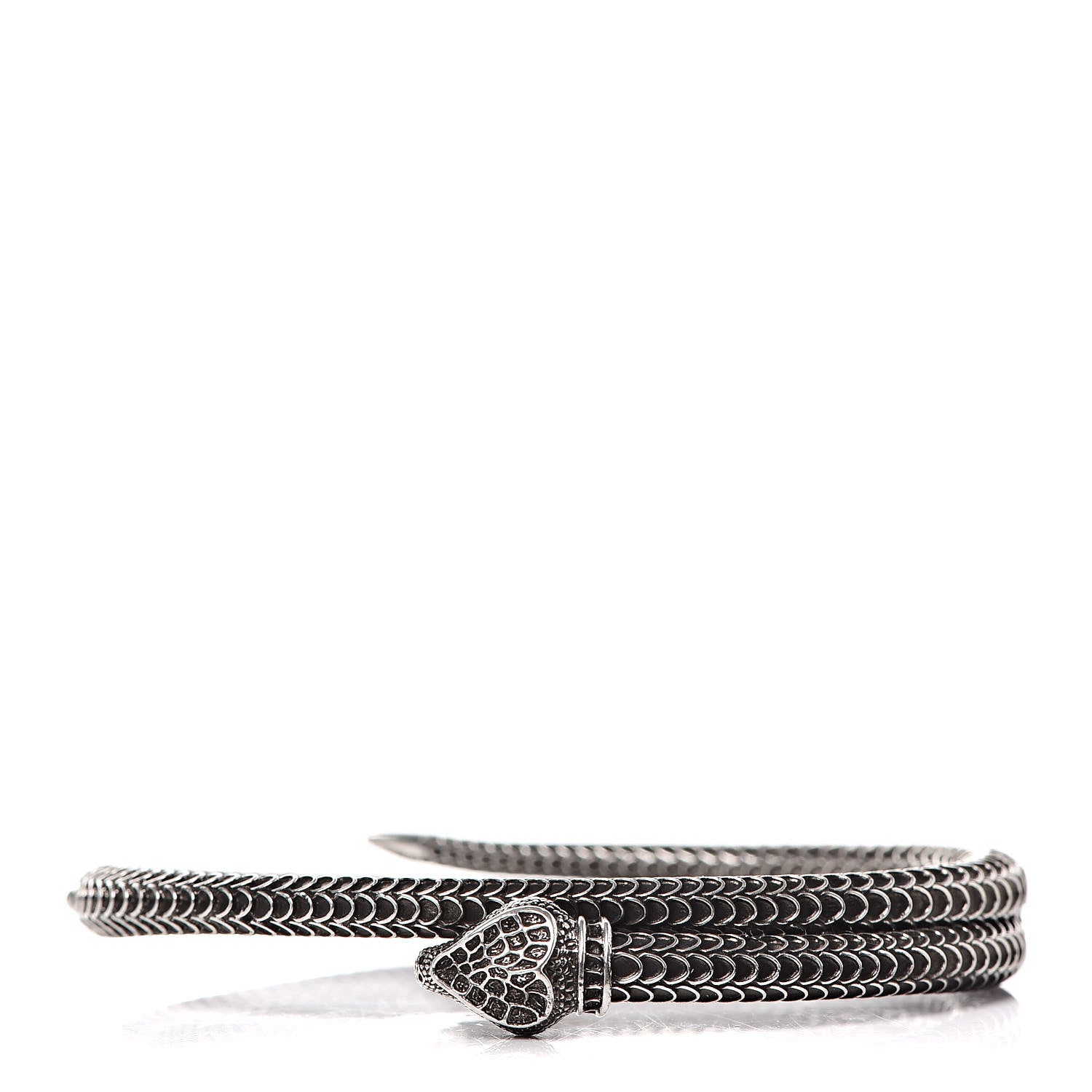 Gucci Sterling Silver Garden Snake Bracelet 1 of 5