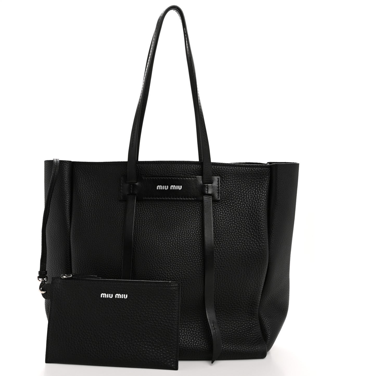 Vitello Daino Tote Black