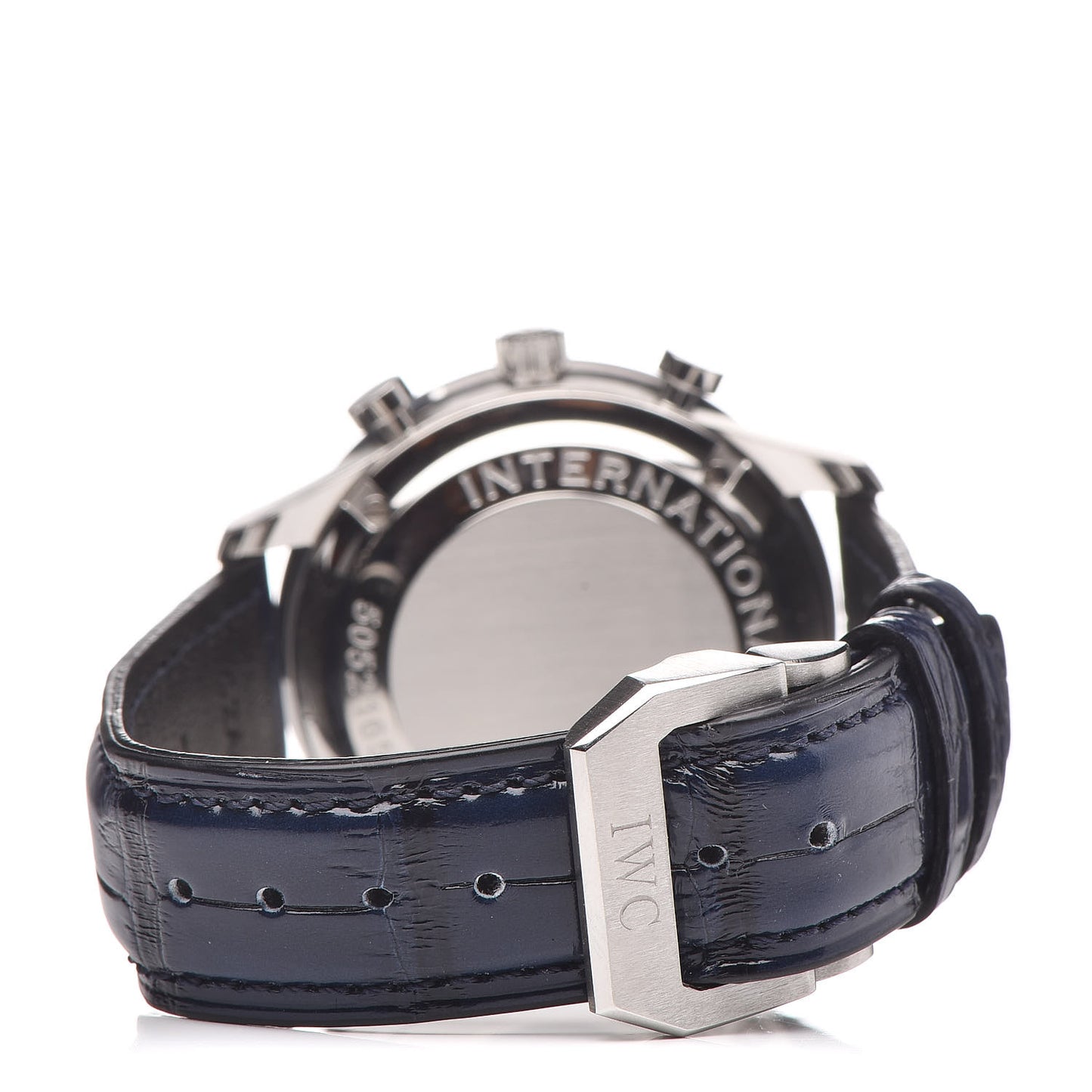 Stainless Steel Alligator 41mm Portuguese Chronograph Automatic Watch IW371446