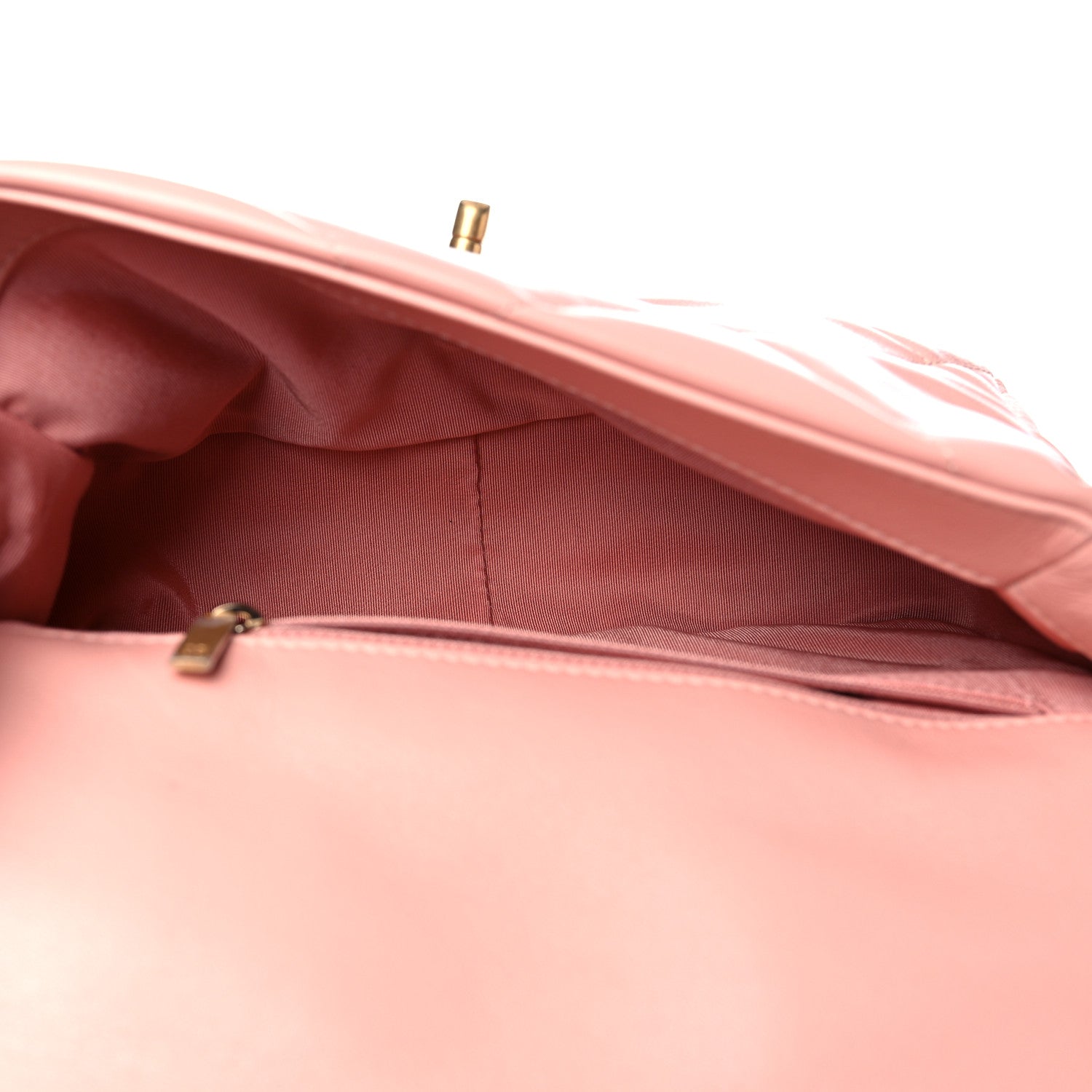 Chanel Goatskin Quilted Medium Chanel 19 Flap Light Pink 5 of 10