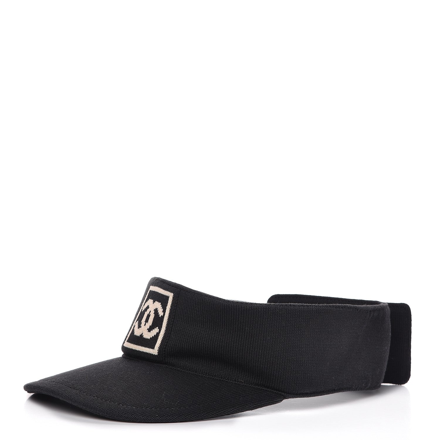 Chanel Cotton Tennis Visor MBlack 1 of 7