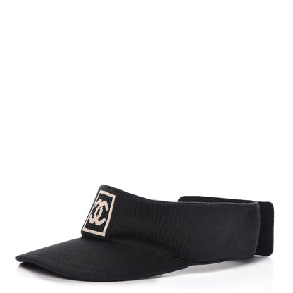 Chanel Cotton Tennis Visor MBlack 1 of 7