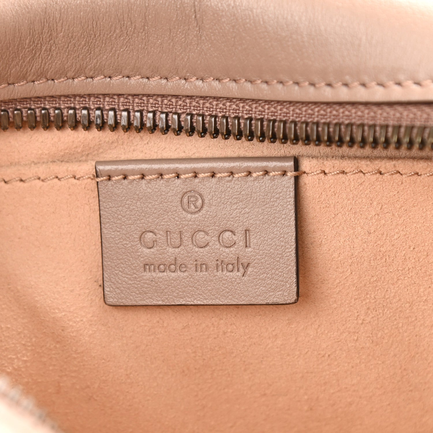 Gucci Calfskin Matelasse Small GG Marmont Chain Shoulder Bag Porcelain Rose 6 of 11