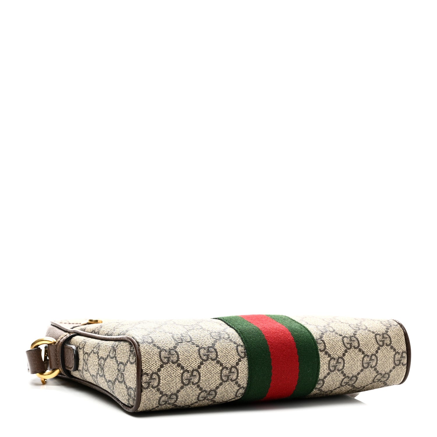 Gucci GG Supreme Monogram Web Small Ophidia Messenger Bag Brown 4 of 10