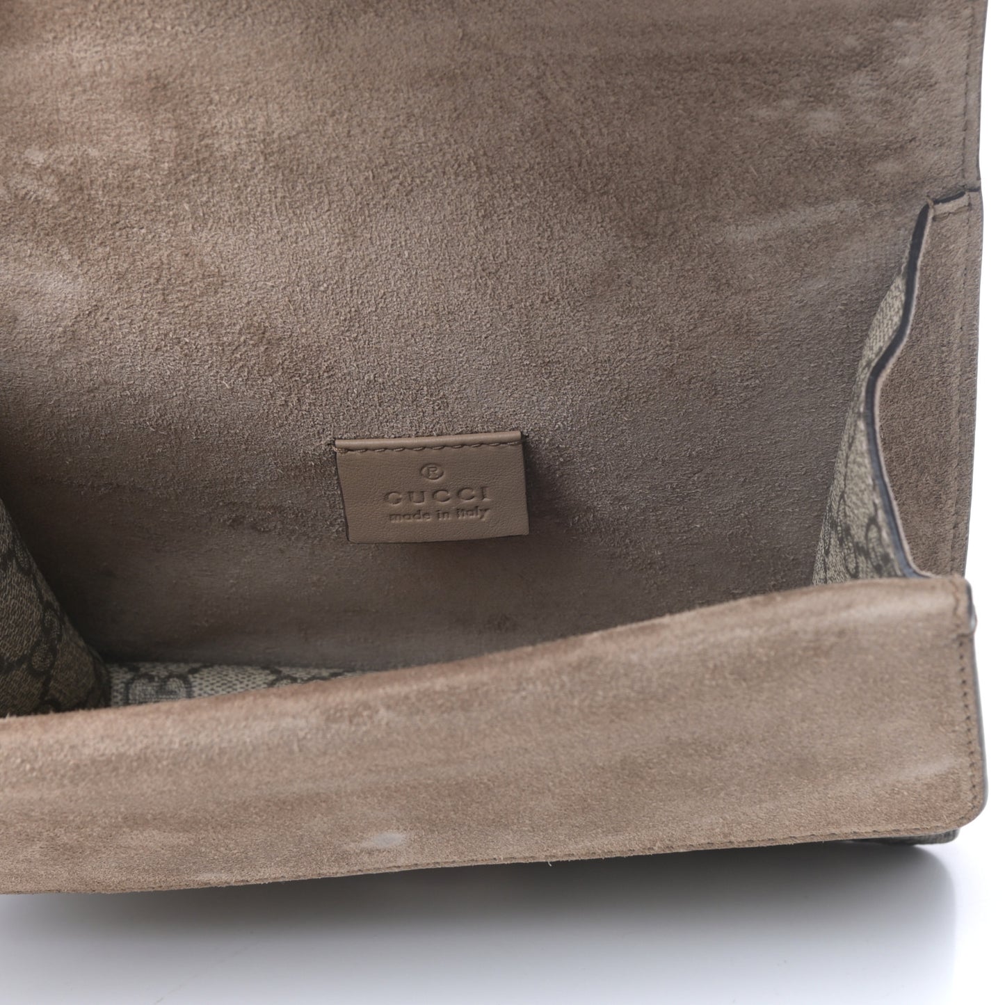 GG Supreme Monogram Mini Dionysus Shoulder Bag Taupe