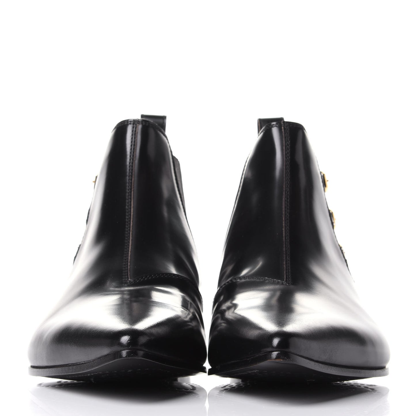 Cordovan Lux Mens Ankle Boots 12 Black