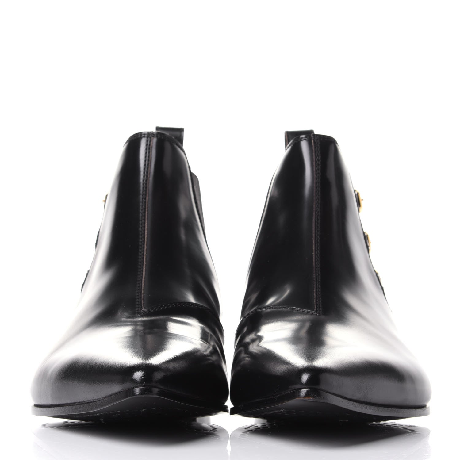 Gucci Cordovan Lux Mens Ankle Boots 12 Black 2 of 11