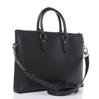 Louis Vuitton Taiga Anton Soft Briefcase Black 3 of 13
