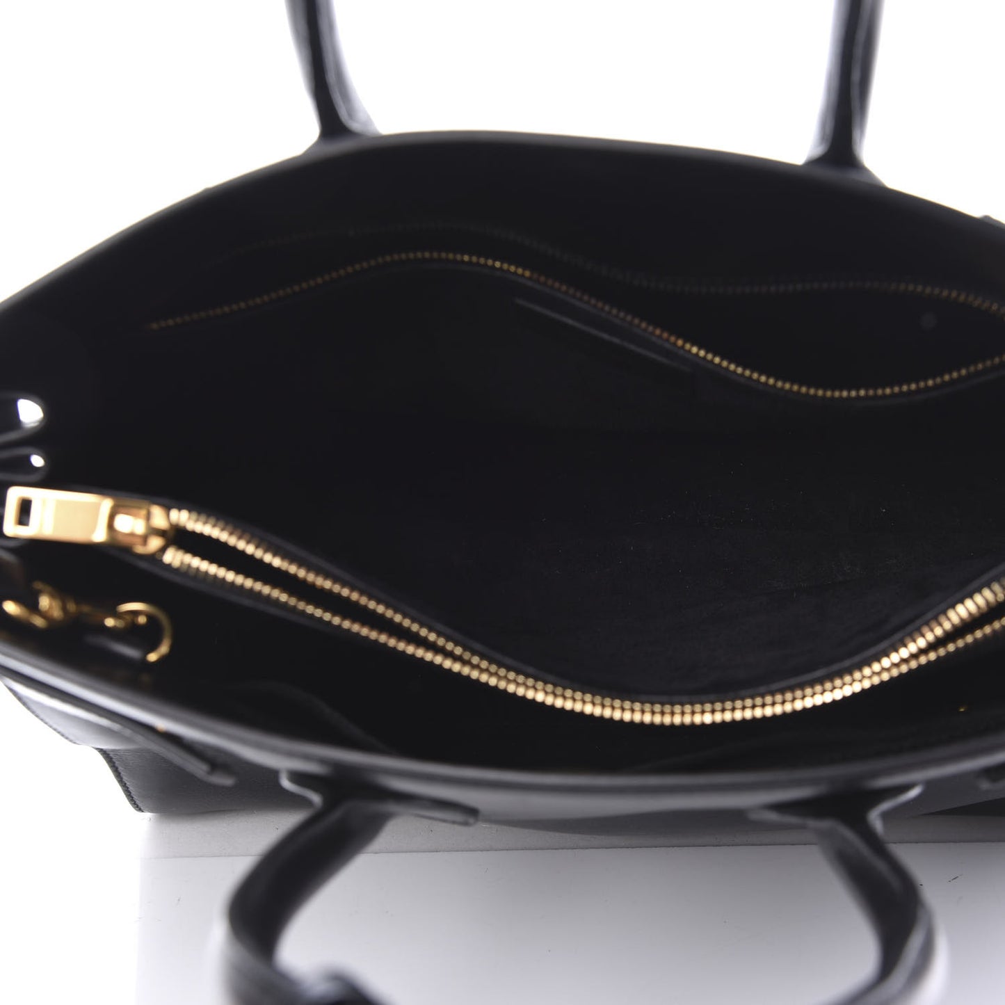 Calfskin Small Sac De Jour Black