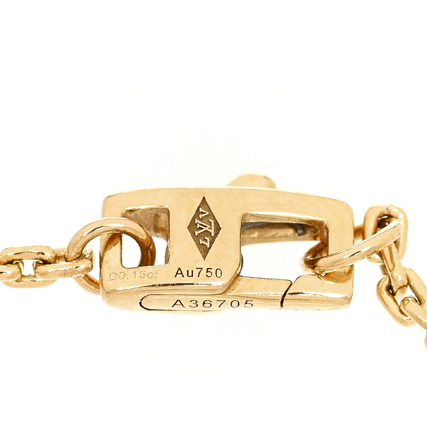 Louis Vuitton 18K Yellow White Pink Gold Diamond Idylle Blossom Bracelet 4 of 5
