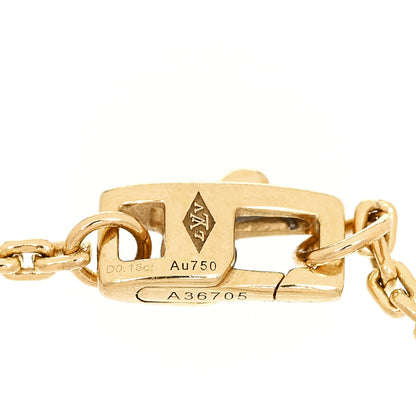 Louis Vuitton 18K Yellow White Pink Gold Diamond Idylle Blossom Bracelet 4 of 5