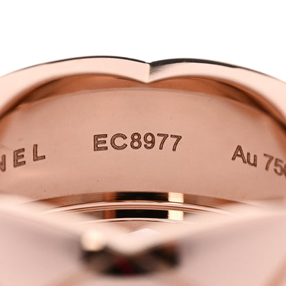 Chanel 18K Beige Gold Large Coco Crush Ring 58 8.5 5 of 7
