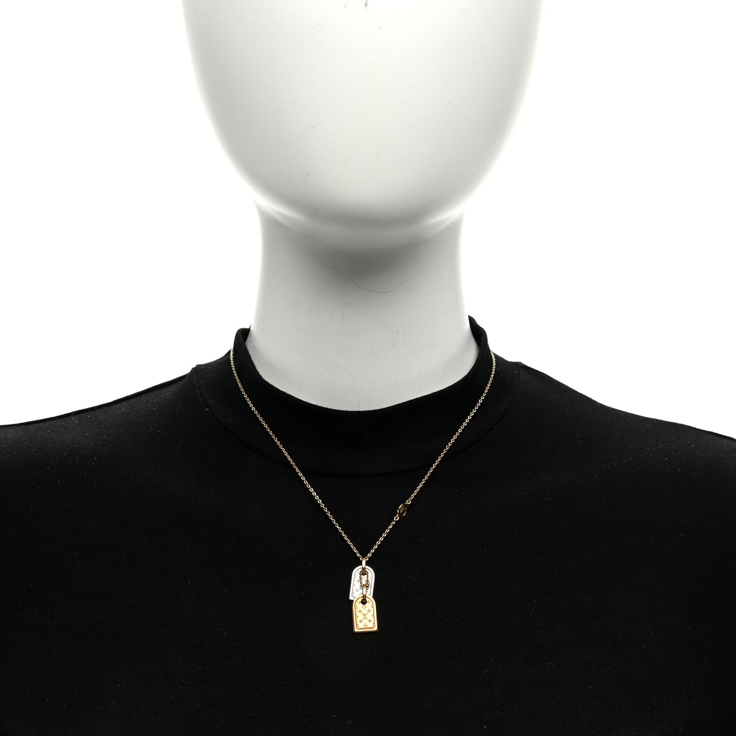 Nanogram Name Tag Necklace Gold