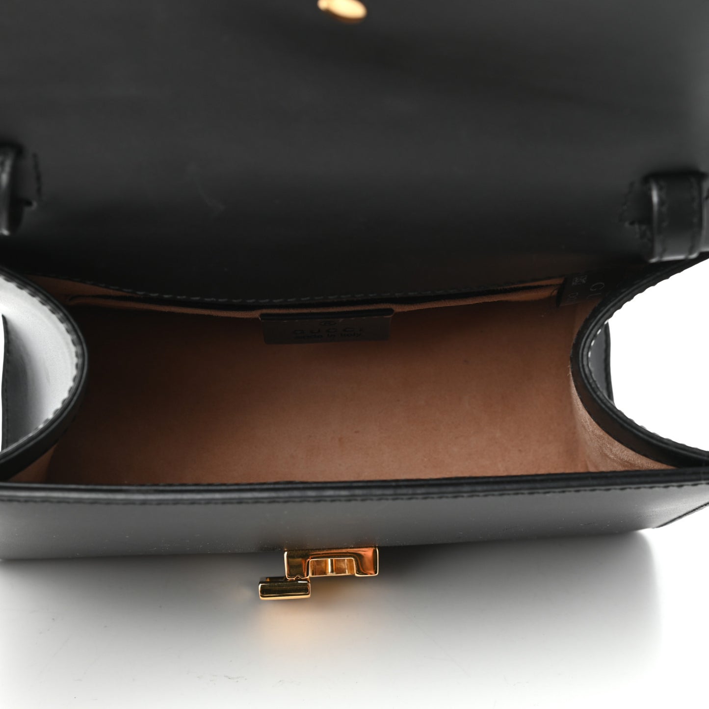 Calfskin Mini Sylvie Top Handle Bag Black