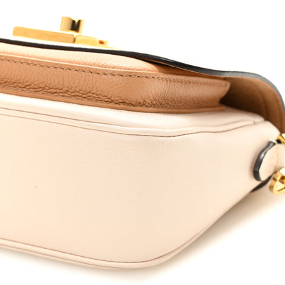 Louis Vuitton Grained Calfskin Lockme Tender Quartz 9 of 10