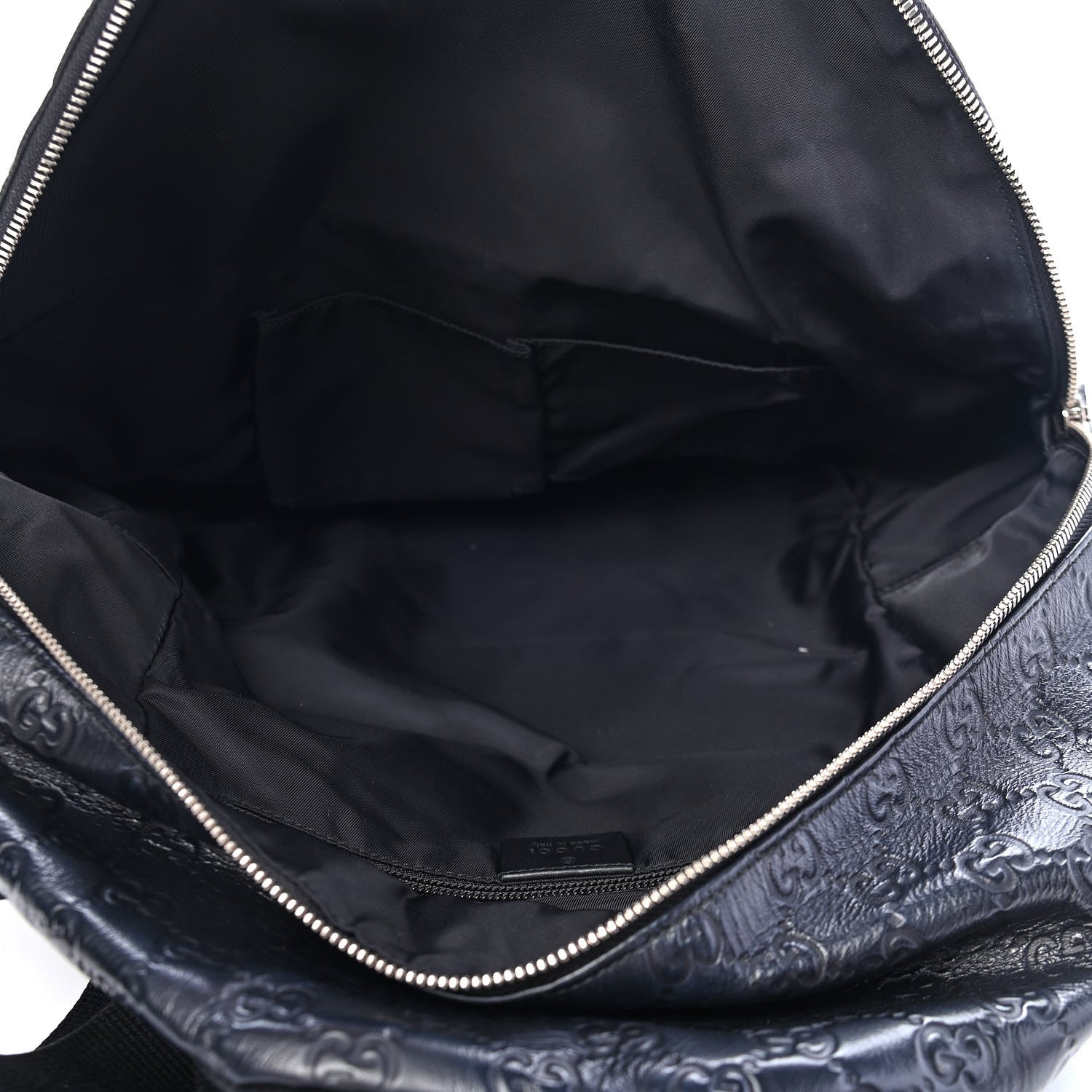 Gucci Guccissima Classic Backpack Black 4 of 8