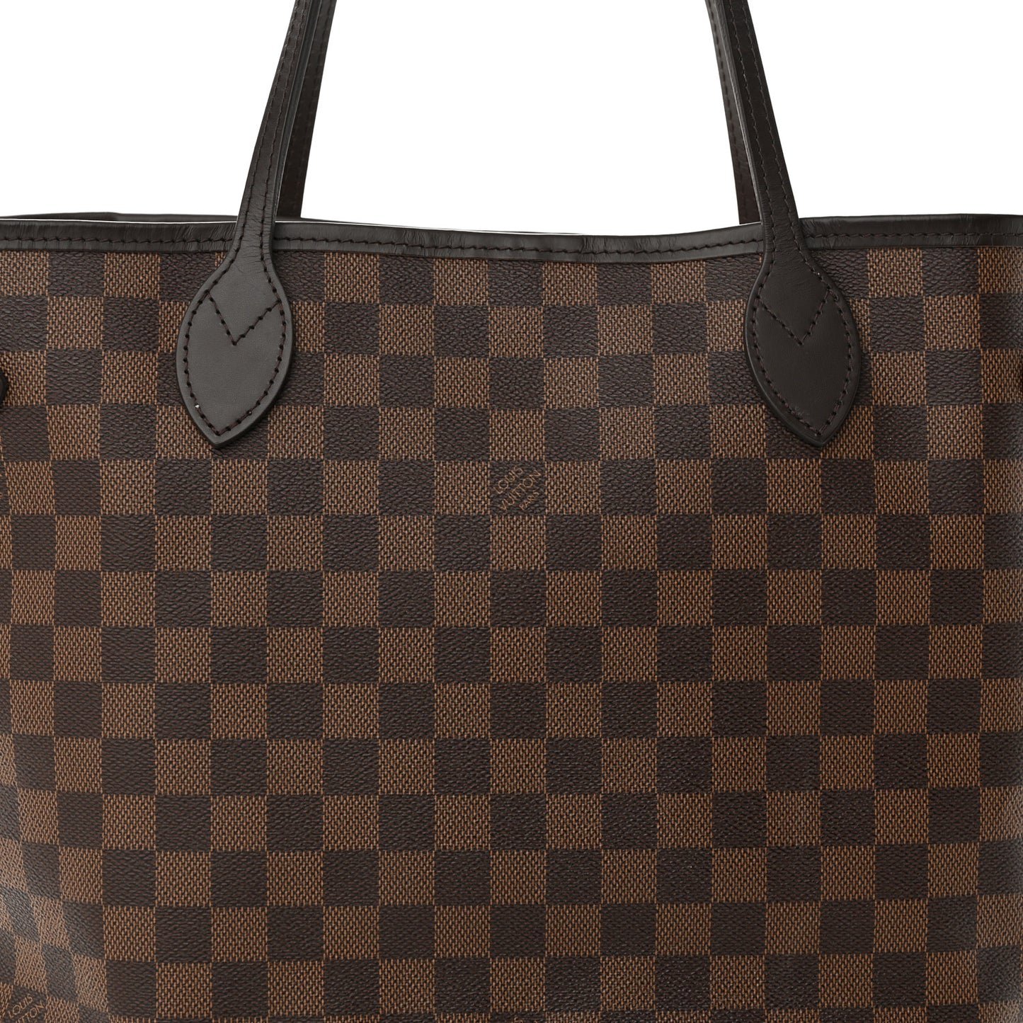 Damier Ebene Neo Neverfull MM Rose Ballerine